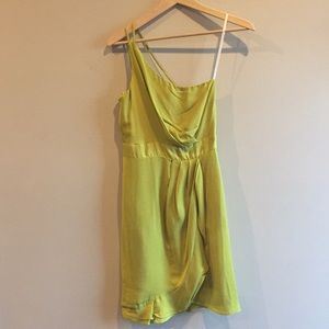 NWT BCBGeneration Lime Green Cocktail Dress